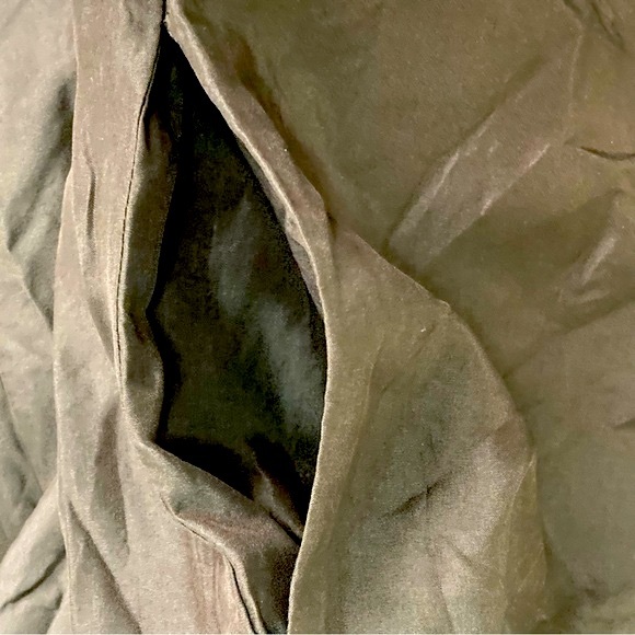 See By Chloe Brown Silk Sleeveless Scoop Neck Ruffle Bow Mini Dress, Size US 4 - Picture 7 of 7